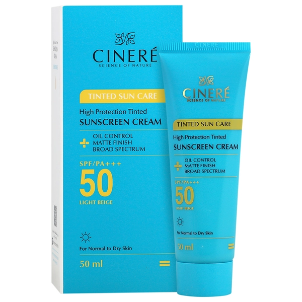 کرم ضد آفتاب رنگی / 50 SPF سینره