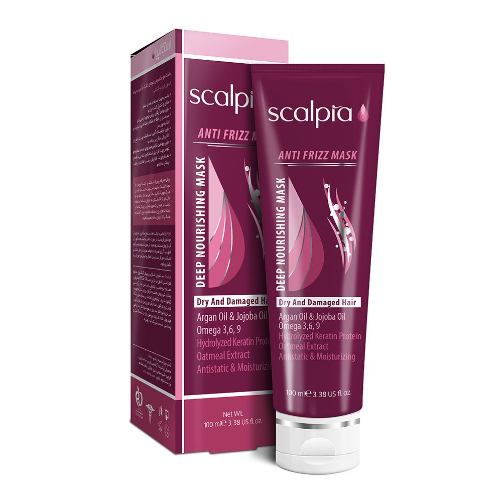 ماسک مو مخصوص موهای خشک و آسيب دیده اسکالپیا