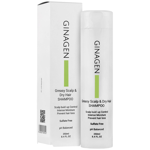 شامپو مناسب پوست چرب و ساقه مو خشک ژیناژن