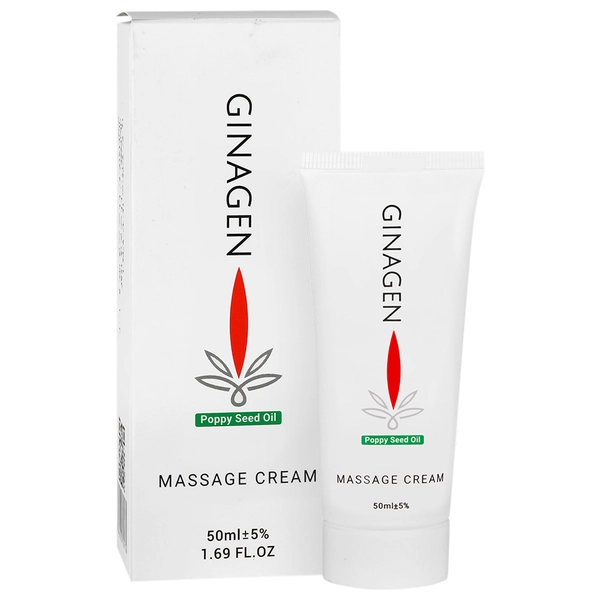 کرم ماساژ حاوی روغن دانه خشخاش ژیناژن