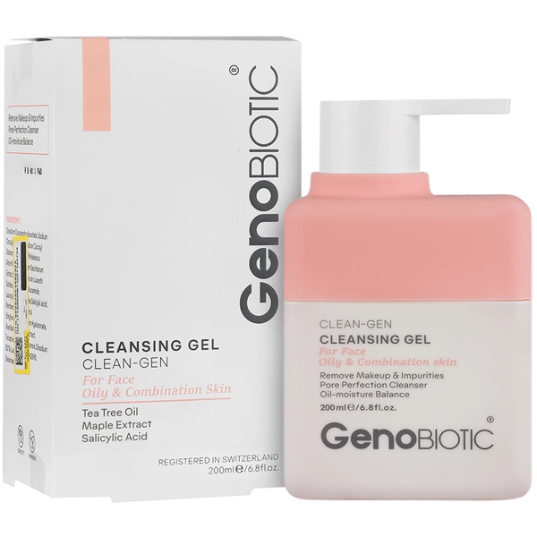 ژل شستشو پوست های چرب و مختلط ژنو بایوتیک