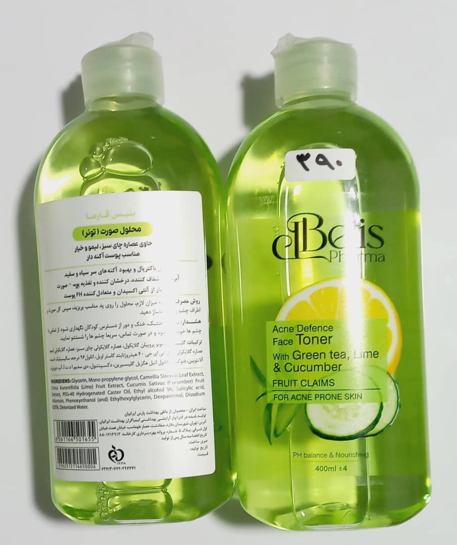 تونر بتيس فارما محلول صورت